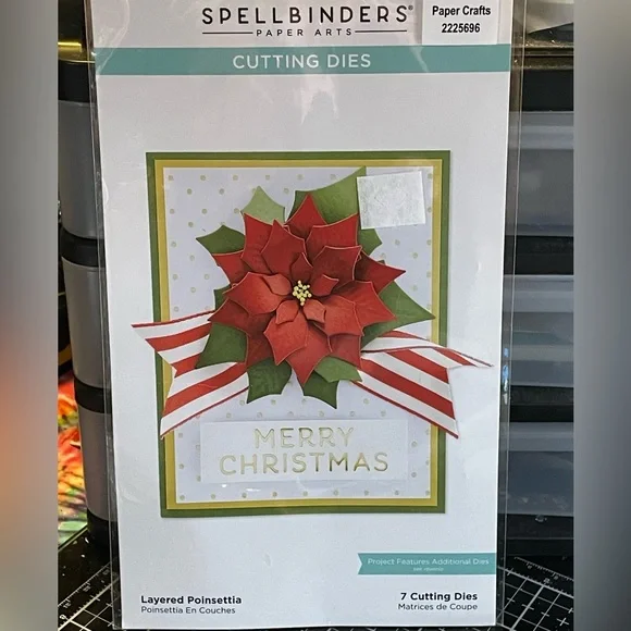 Spellbinders Layered Poinsettia Cutting Dies - Picture 1 of 5